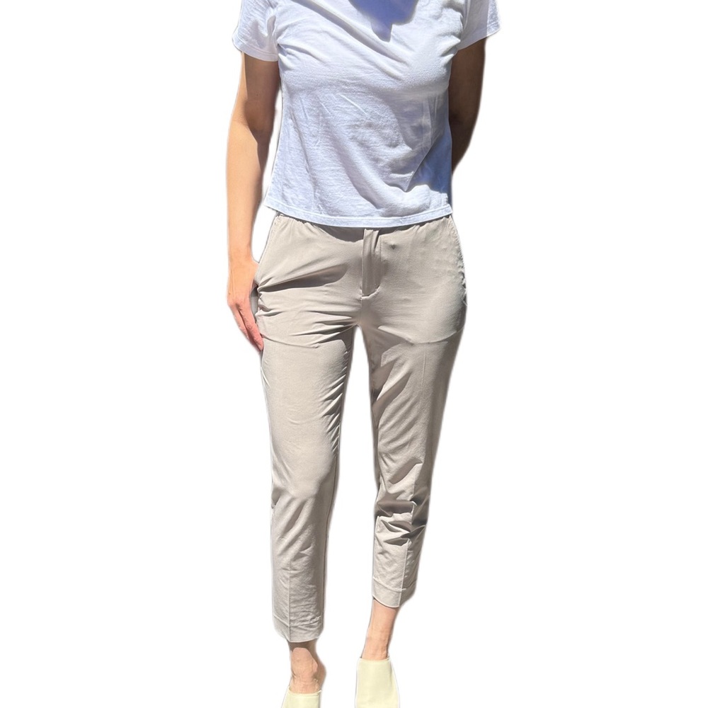 Banana republic air stretch taper pants beige